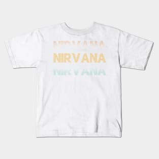 Distressed Vintage - Nirvana Music Kids T-Shirt